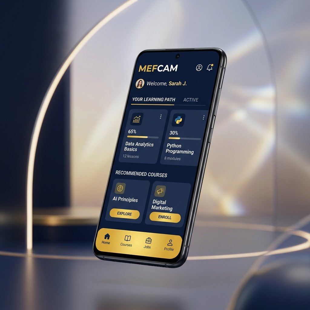 MEFCAM Mobile App Mockup